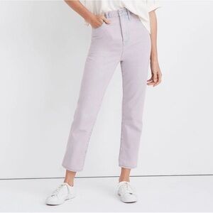Madewell The Momjean: Overdyed Edition - Pale Lilac